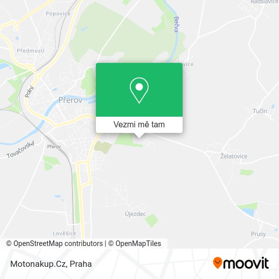 Motonakup.Cz mapa