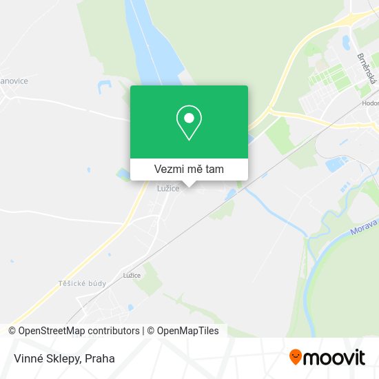 Vinné Sklepy mapa