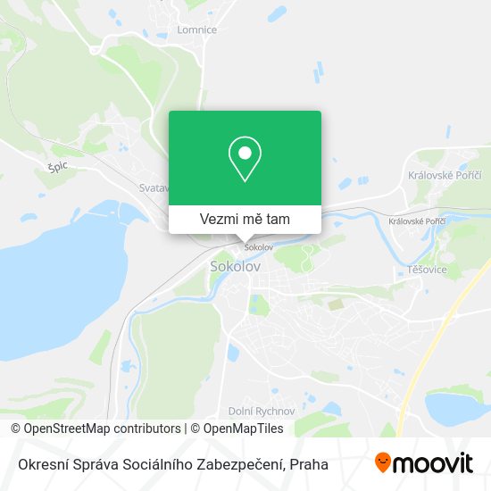 Okresní Správa Sociálního Zabezpečení mapa
