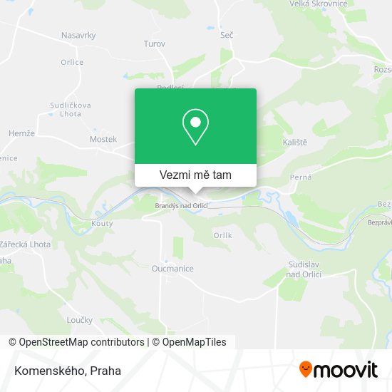 Komenského mapa