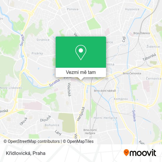 Křídlovická mapa