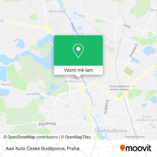 Aaa Auto České Budějovice mapa