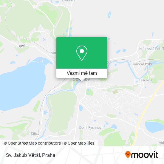 Sv. Jakub Větší mapa