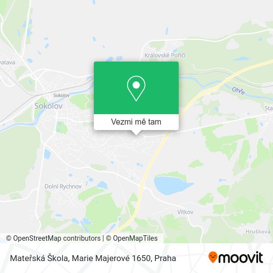 Mateřská Škola, Marie Majerové 1650 mapa