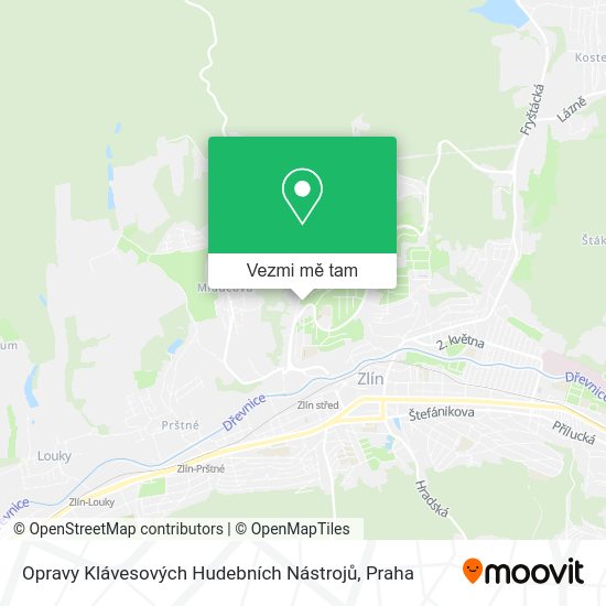 Opravy Klávesových Hudebních Nástrojů mapa