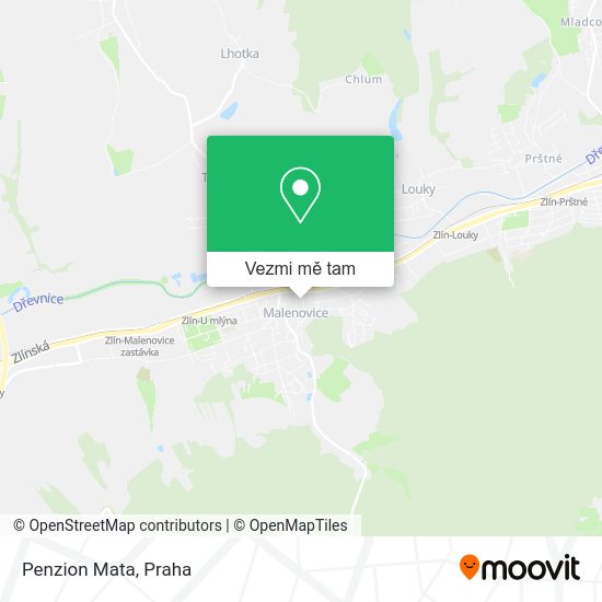 Penzion Mata mapa