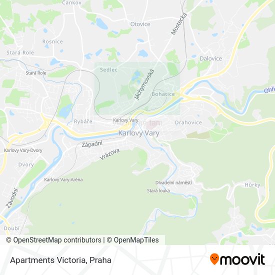 Apartments Victoria mapa