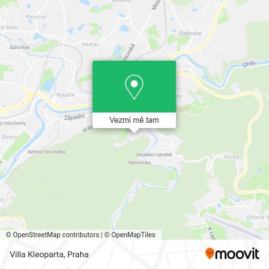 Villa Kleoparta mapa