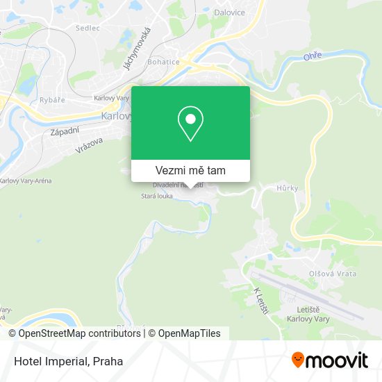 Hotel Imperial mapa