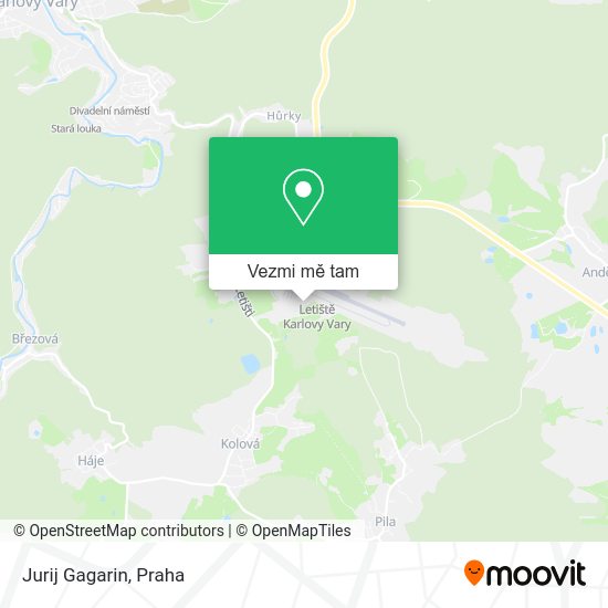 Jurij Gagarin mapa
