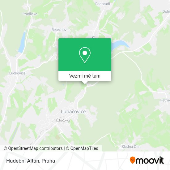 Hudební Altán mapa