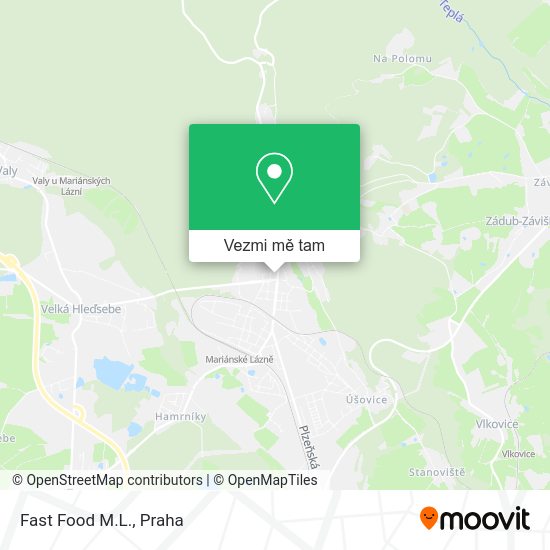Fast Food M.L. mapa