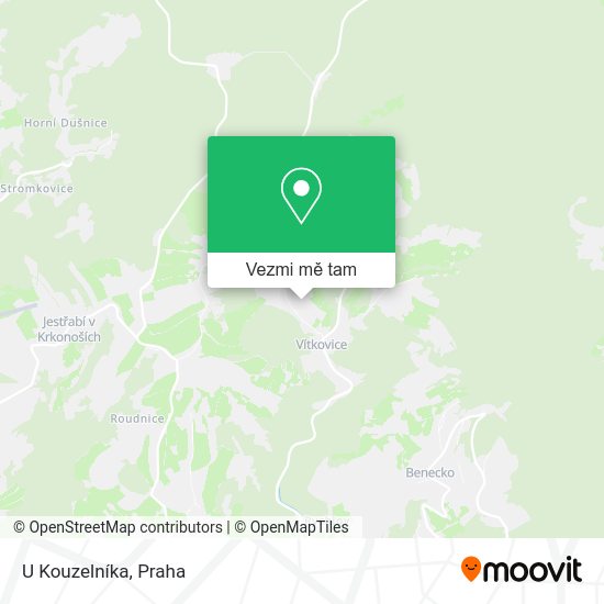 U Kouzelníka mapa