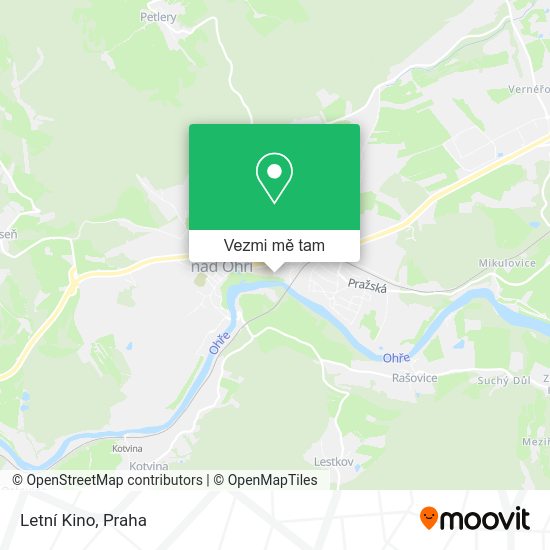 Letní Kino mapa