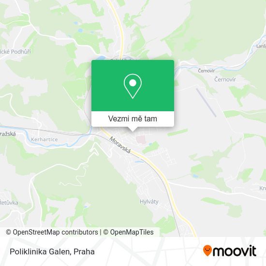 Poliklinika Galen mapa