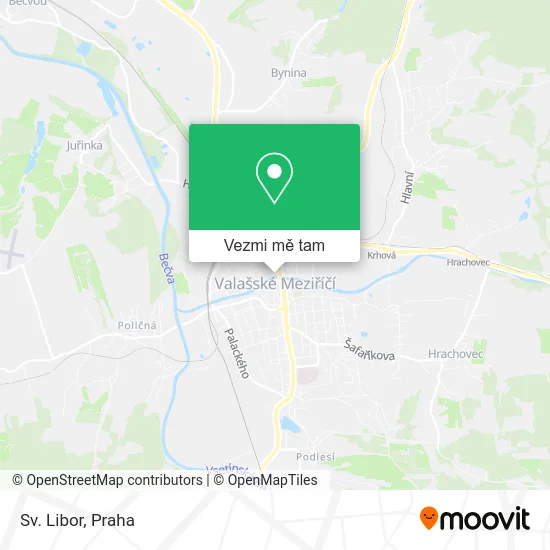 Sv. Libor mapa