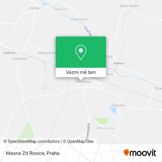 Masna Zd Rosice mapa