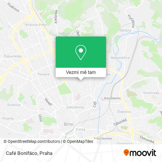 Café Bonifáco mapa