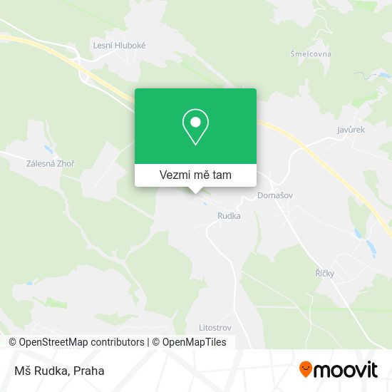 Mš Rudka mapa