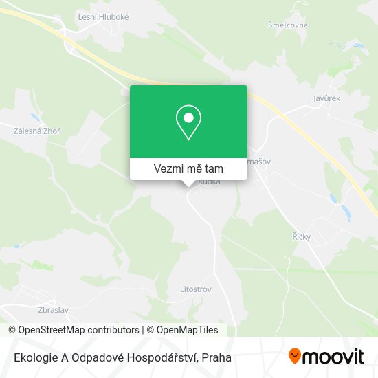 Ekologie A Odpadové Hospodářství mapa