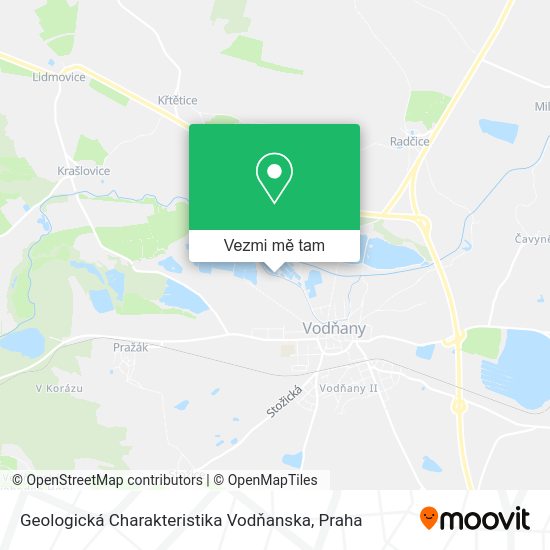 Geologická Charakteristika Vodňanska mapa