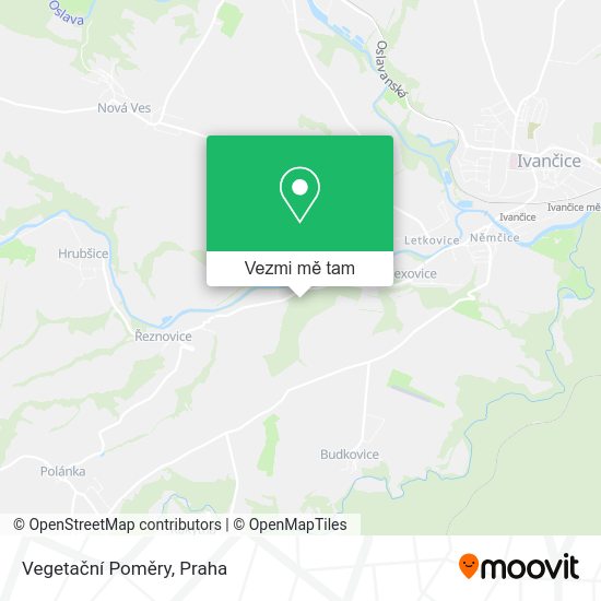 Vegetační Poměry mapa