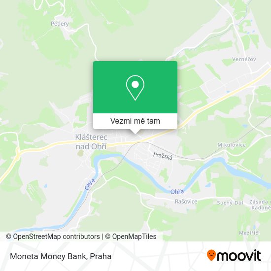 Moneta Money Bank mapa