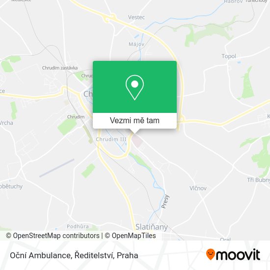 Oční Ambulance, Ředitelství mapa