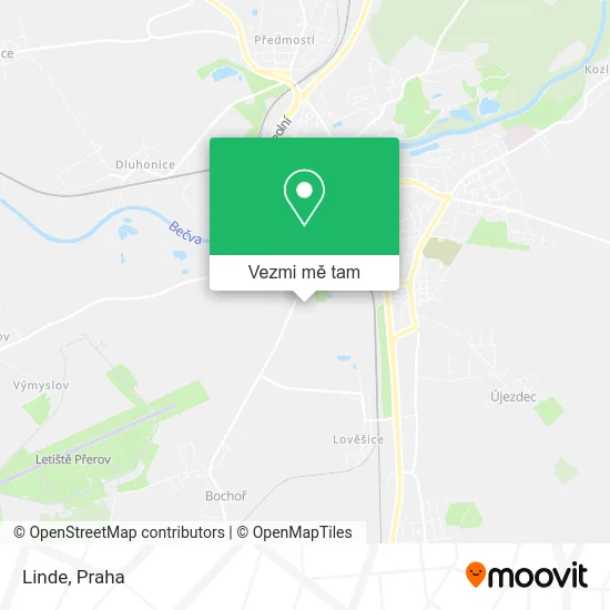 Linde mapa