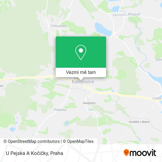 U Pejska A Kočičky mapa