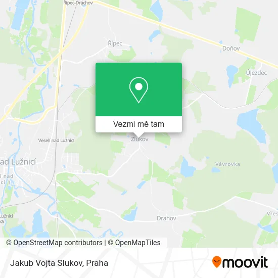 Jakub Vojta Slukov mapa
