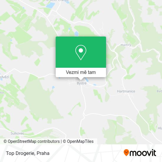 Top Drogerie mapa
