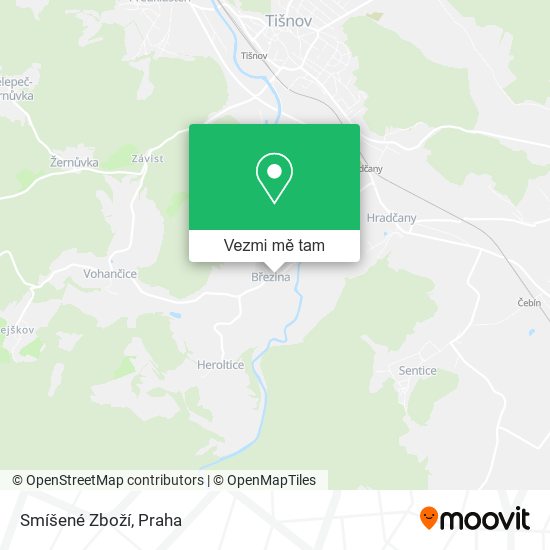 Smíšené Zboží mapa