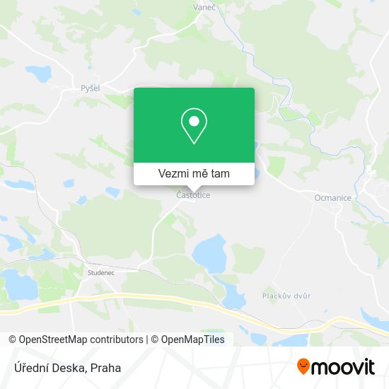 Úřední Deska mapa