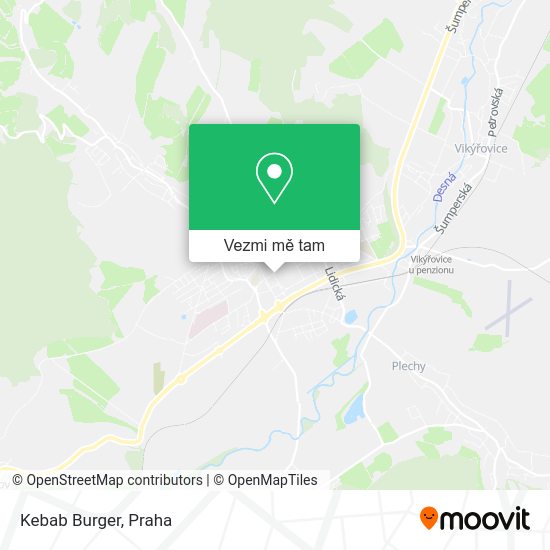 Kebab Burger mapa