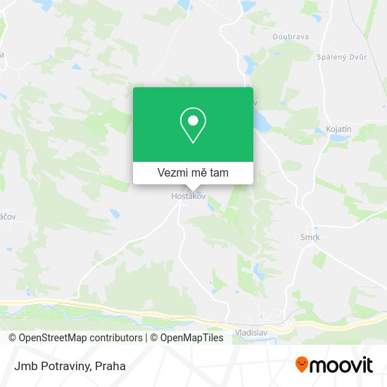 Jmb Potraviny mapa