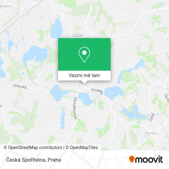 Česká Spořitelna mapa