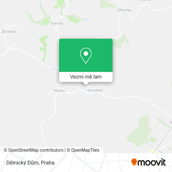 Dělnický Dům mapa