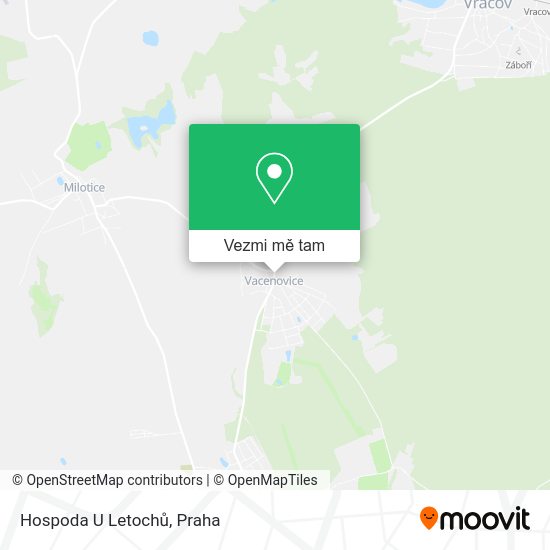 Hospoda U Letochů mapa