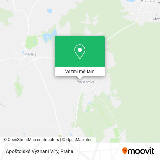 Apoštolské Vyznání Víry mapa
