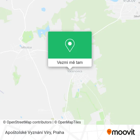 Apoštolské Vyznání Víry mapa