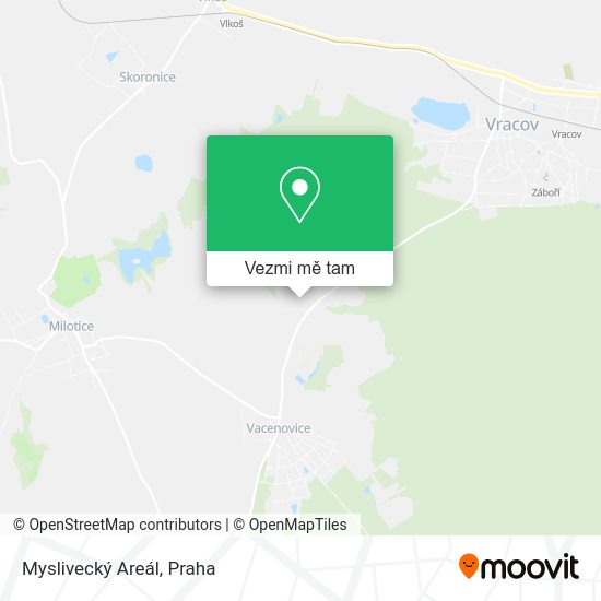 Myslivecký Areál mapa