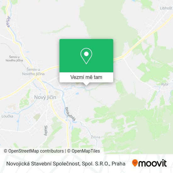 Novojická Stavební Společnost, Spol. S.R.O. mapa
