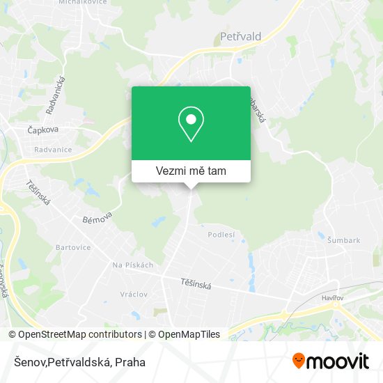 Šenov,Petřvaldská mapa