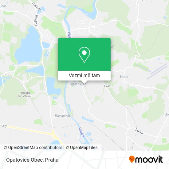 Opatovice Obec mapa