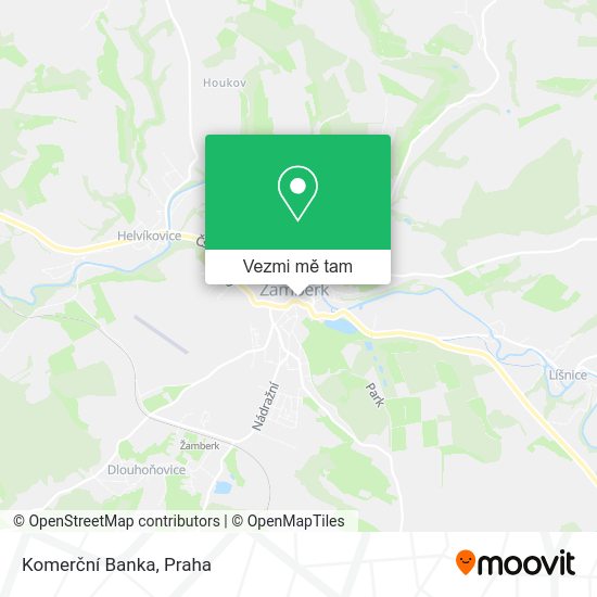 Komerční Banka mapa