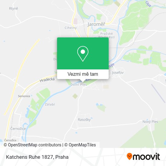 Katchens Ruhe 1827 mapa