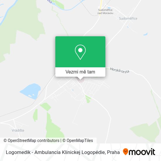 Logomedik - Ambulancia Klinickej Logopédie mapa