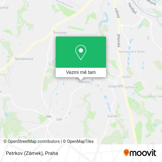 Petrkov (Zámek) mapa