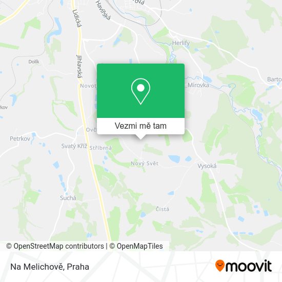 Na Melichově mapa